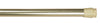 Kenney Manufacturing Company Brass Round Carlisle Spring Tension Rod 5/8 Dia. x 48 to 75 L in.