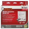 Frost King Clear Shrink Indoor Window Film Insulator Kit 42 in. W X 62 in. L