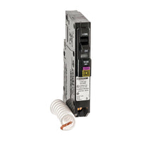 Square D QO 20 amps Arc Fault/Ground Fault Single Pole Circuit Breaker