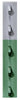 Studded T-Post, 6-1/2-Ft. x 1-1/4-In. Green (Pack of 5)