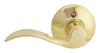 Schlage Accent Bright Brass Dummy Lever Left Handed