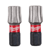 Milwaukee Tool Shockwave Torx T50 X 1 in. L Impact Driver Bit Alloy Steel 2 pk (Pack of 3)