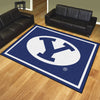 Brigham Young University 8ft. x 10 ft. Plush Area Rug