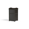 Suncast Trash Hideaway Java Resin 30 gal. Capacity Garbage Can 31.63 H x 15.75 W x 16 D in.