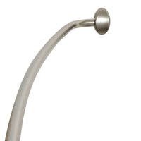 Zenith Adjustable Curved Shower Rod 72 in. L Silver (Pack of 6)