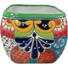 Avera Products Talavera 5 in. H X 5 in. D Ceramic Bubble Planter Multicolored (Pack of 4).