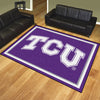 Texas Christian University 8ft. x 10 ft. Plush Area Rug