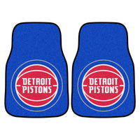 NBA - Detroit Pistons Carpet Car Mat Set - 2 Pieces