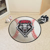 University of New Mexico Baseball Rug - 27in. Diameter