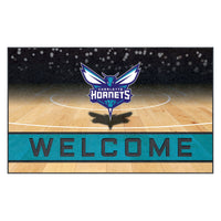 NBA - Charlotte Hornets Rubber Door Mat - 18in. x 30in.