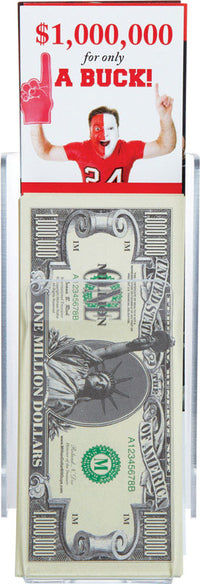 Million Dollar Bill Humor Fake Bill Paper 1 pk