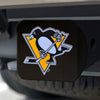 NHL - Pittsburgh Penguins Black Metal Hitch Cover - 3D Color Emblem