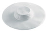 PlumbCraft 5 in. D Plastic Strainer and Stopper Topper White