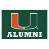 University of Miami Alumni Rug - 19in. X 30in.