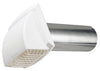 Dundas Jafine ProMax 7 in. L X 4 in. D White Aluminum/Plastic Wall Exhaust Hood