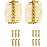 V628 2" Cabinet Spring Hinge 2/pk - Brass