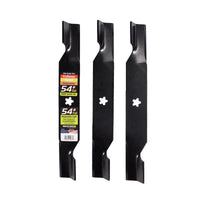 MaxPower 54 in. Standard Mower Blade Set For Riding Mowers 3 pk