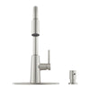 Moen Nori One Handle Stainless Steel Pull-Down Kitchen Faucet