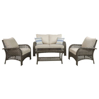 Living Accents Willow 4 pc Patio Set Beige