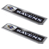 NFL - Baltimore Ravens 2 Piece Heavy Duty Alumnium Truck Emblem Set