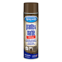 Sprayway Clean Scent Granite and Marble Cleaner Foam Spray 19 oz.