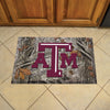 Texas A&M University Camo Rubber Scraper Door Mat