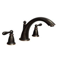 MEDITERRANEAN BRONZE TWO-HANDLE HIGH ARC ROMAN TUB FAUCET