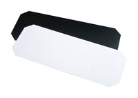 InterMetro 18 in. W X 24 in. D Black/White Hardboard Shelf Inlay