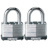 Master Lock Fortress 5.56 in. H X 2 in. W Laminated Steel 4-Pin Cylinder Padlock Keyed Alike