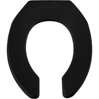 Bemis Round Black Plastic Toilet Seat