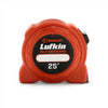 Lufkin 700 Series Plastic Orange Lockable SAE Self Centering Tape Measure 25 L ft. x 1 W in.