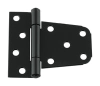 National Hardware 3.5 in. L Black Steel Extra Heavy Gate Hinge 1 pk