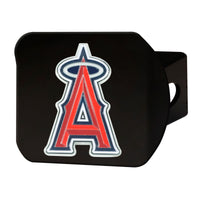 MLB - Los Angeles Angels Black Metal Hitch Cover - 3D Color Emblem