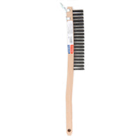 Warner 15 in. L Carbon Steel Wire Brush with Scraper (Pack of 6)