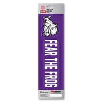 Texas Christian University 2 Piece Decal Sticker Set