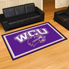 Western Carolina University 5ft. x 8 ft. Plush Area Rug