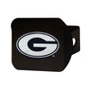 University of Georgia Black Metal Hitch Cover