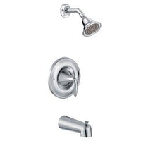 Chrome Posi-Temp(R) tub/shower