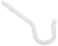 National Hardware 2.5 in. L White Steel Ceiling Hook 25 lb. cap. 1 pk