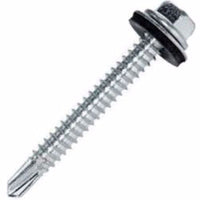 Grip-Rite Pro-Twist No. 14 Sizes X 1 in. L Hex Hex Head Sheet Metal Screws 1 lb