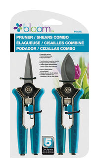 Bloom 4 in. Carbon Steel Straight Edge Pruner Set