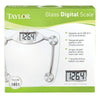 Taylor 400 lb Digital Bathroom Scale Clear (Pack of 2)