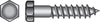 Hillman 5/16 in. X 1-1/4 in. L Hex Zinc-Plated Steel Lag Screw 100 pk