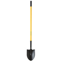 Home Plus Steel 8 in. W x 57 in. L Round Point Shovel Fiberglass Handle (Pack of 6)