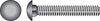 Hillman 1/4 in. X 1 in. L Stainless Steel Carriage Bolt 50 pk