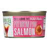 Natural Sea Wild Pink Salmon, Unsalted - Case of 12 - 7.5 OZ