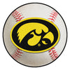 University of Iowa Baseball Rug - 27in. Diameter