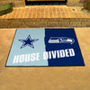 NFL House Divided - Cowboys / Seahawks House Divided Rug