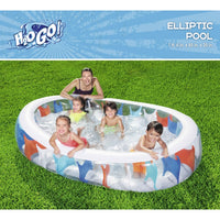 Bestway H2OGO! Elliptic 141 gal. Rectangular Inflatable Pool 60 in. H x 20 in. W x 7.5 ft. L (Pack of 2).