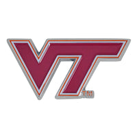 Virginia Tech 3D Color Metal Emblem